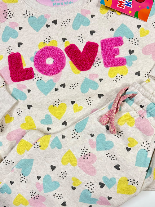 Love Rotary Embroidered Set