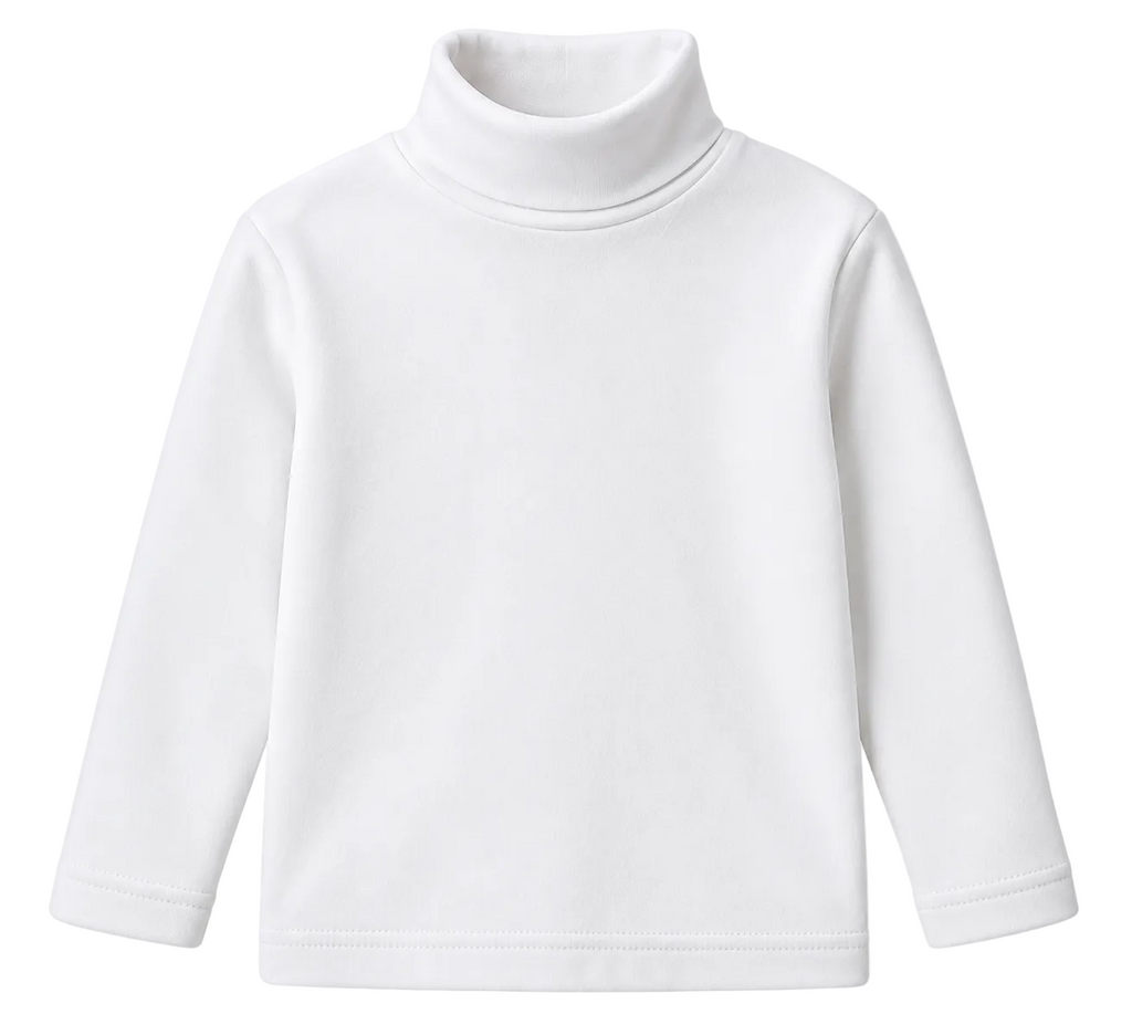 Unisex High Neck+Tight- White