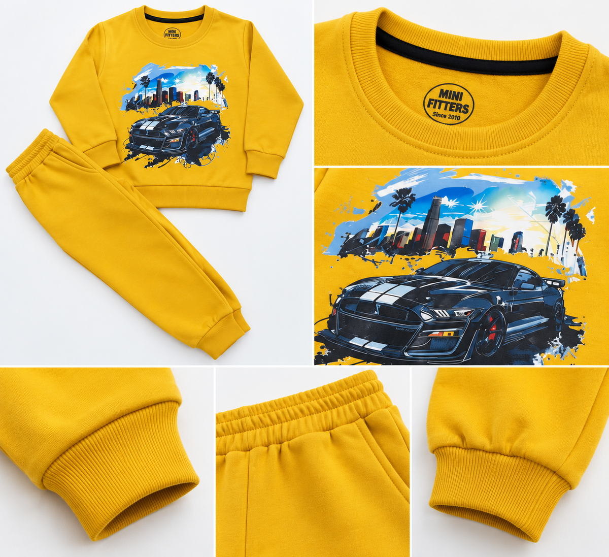 Car Racing Fleece Tracksuit
