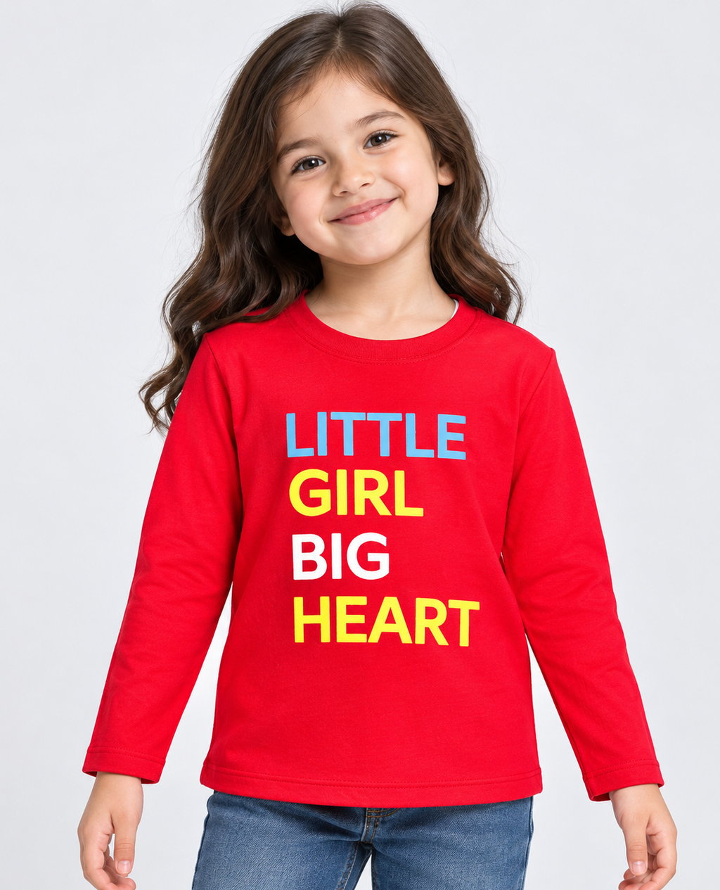 Little Girl Big Heart F/S T-Shirt