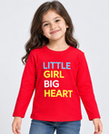 Little Girl Big Heart F/S T-Shirt