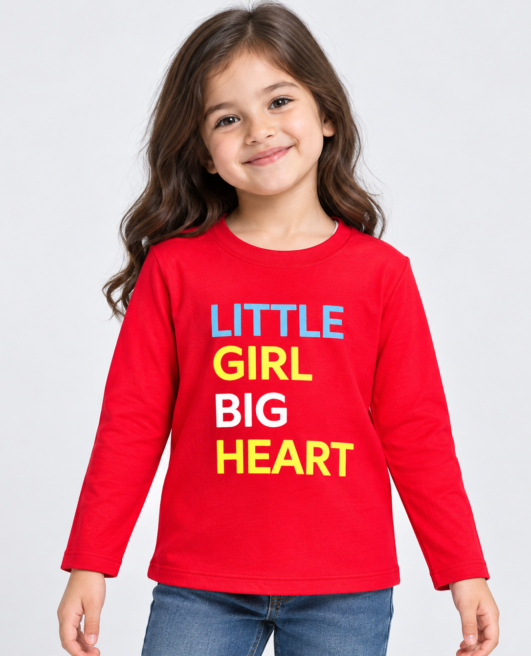 Little Girl Big Heart F/S T-Shirt