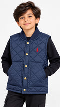 Polo Jacket-Navy