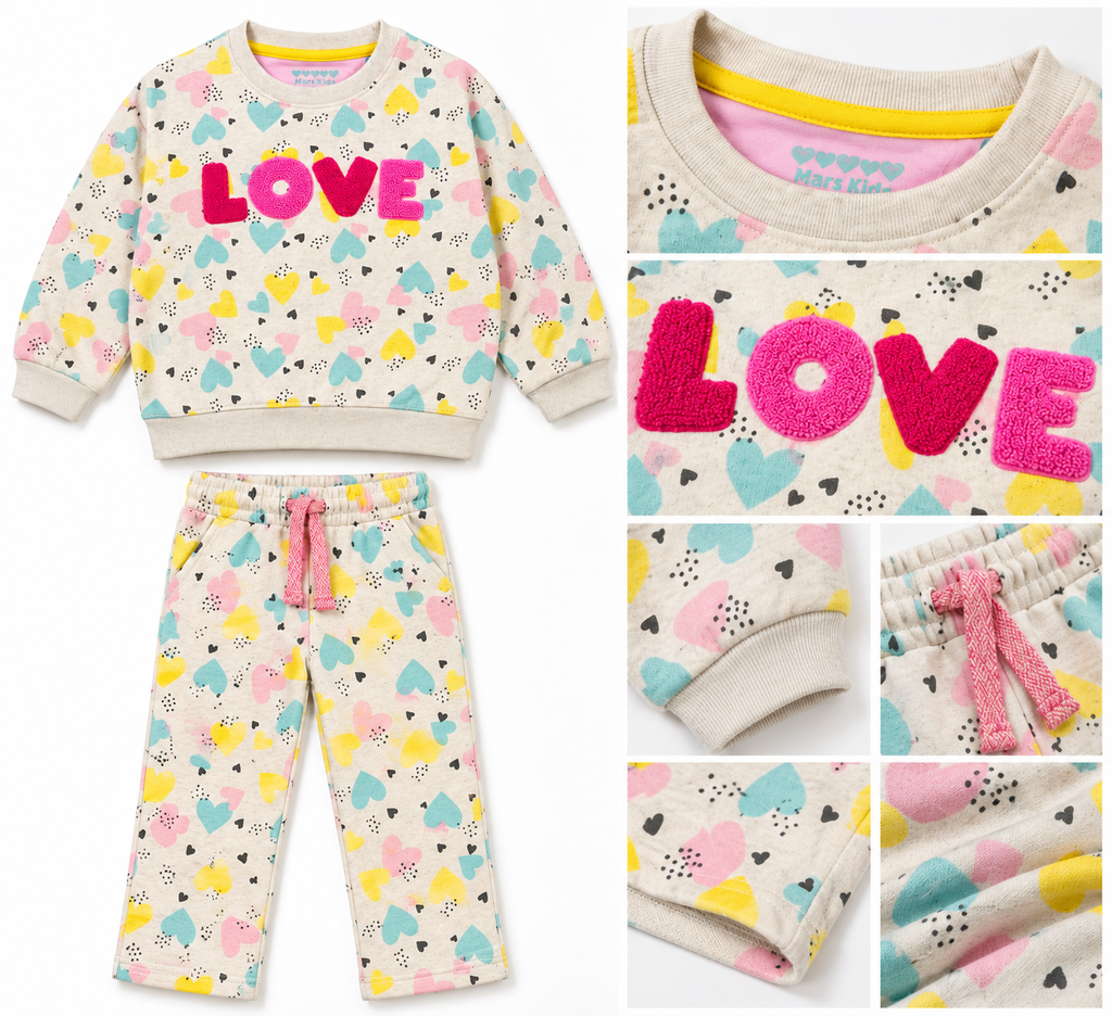 Love Rotary Embroidered Set