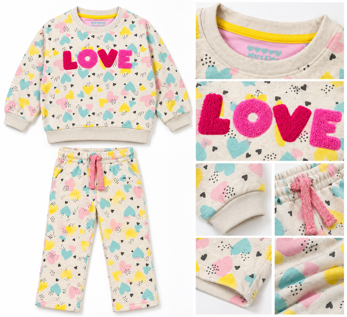 Love Rotary Embroidered Set