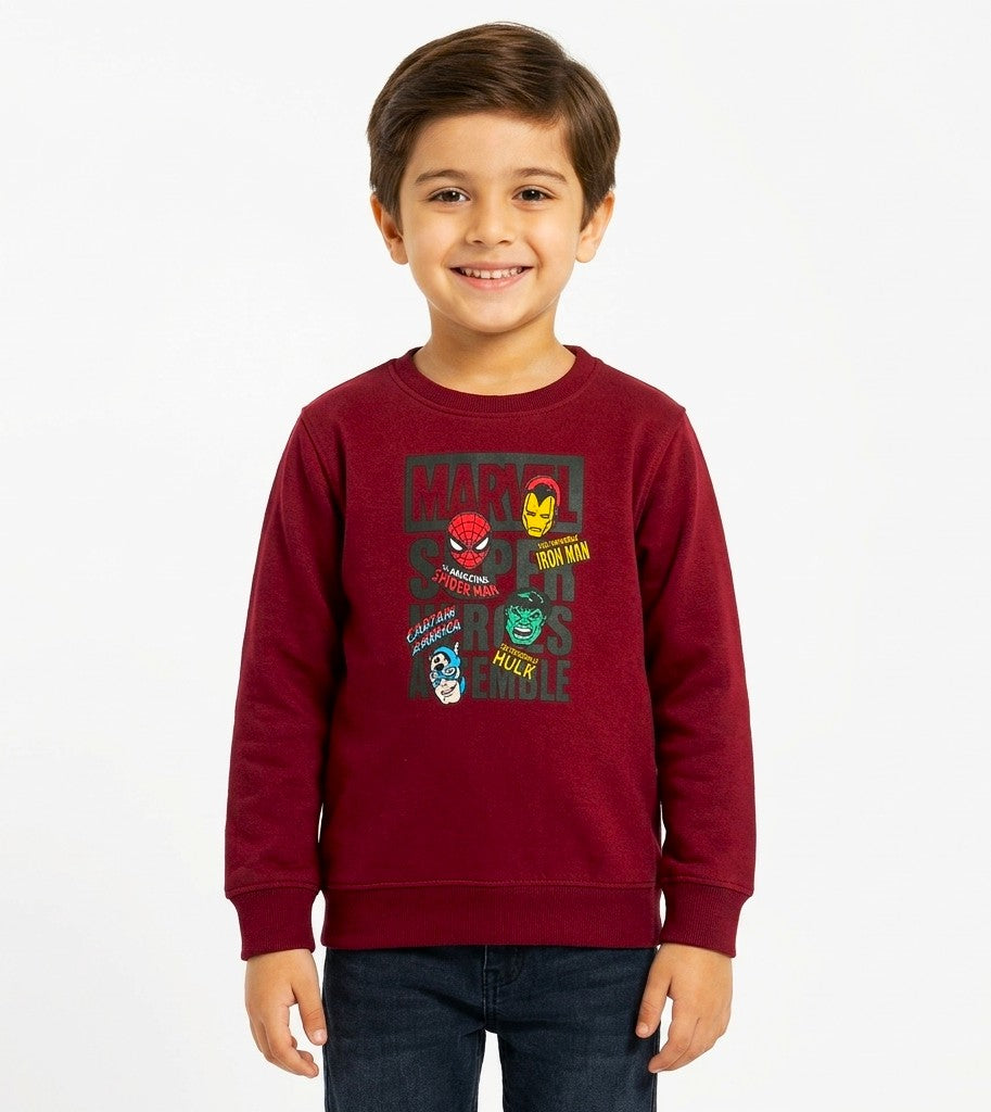 Super Heroes Sweat- Maroon