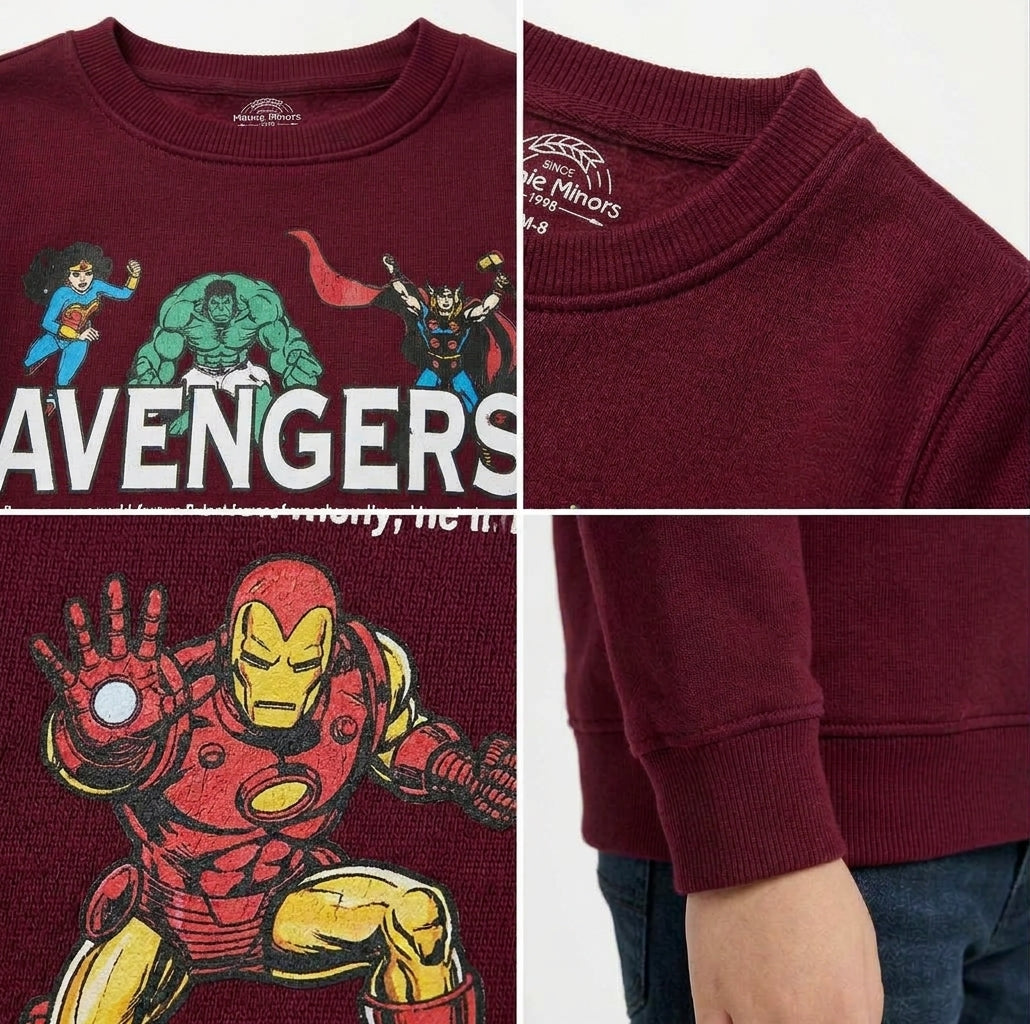 Marvel Sweat- Maroon