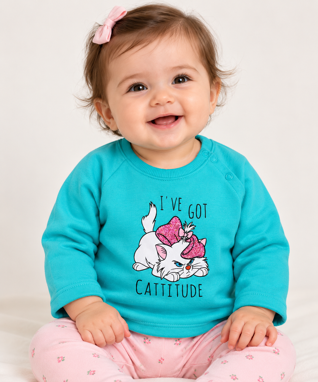 I've Got Cattitude Fleece T-Shirt