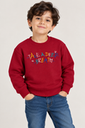 Take A Deep Breathe Sweat- Burgundy