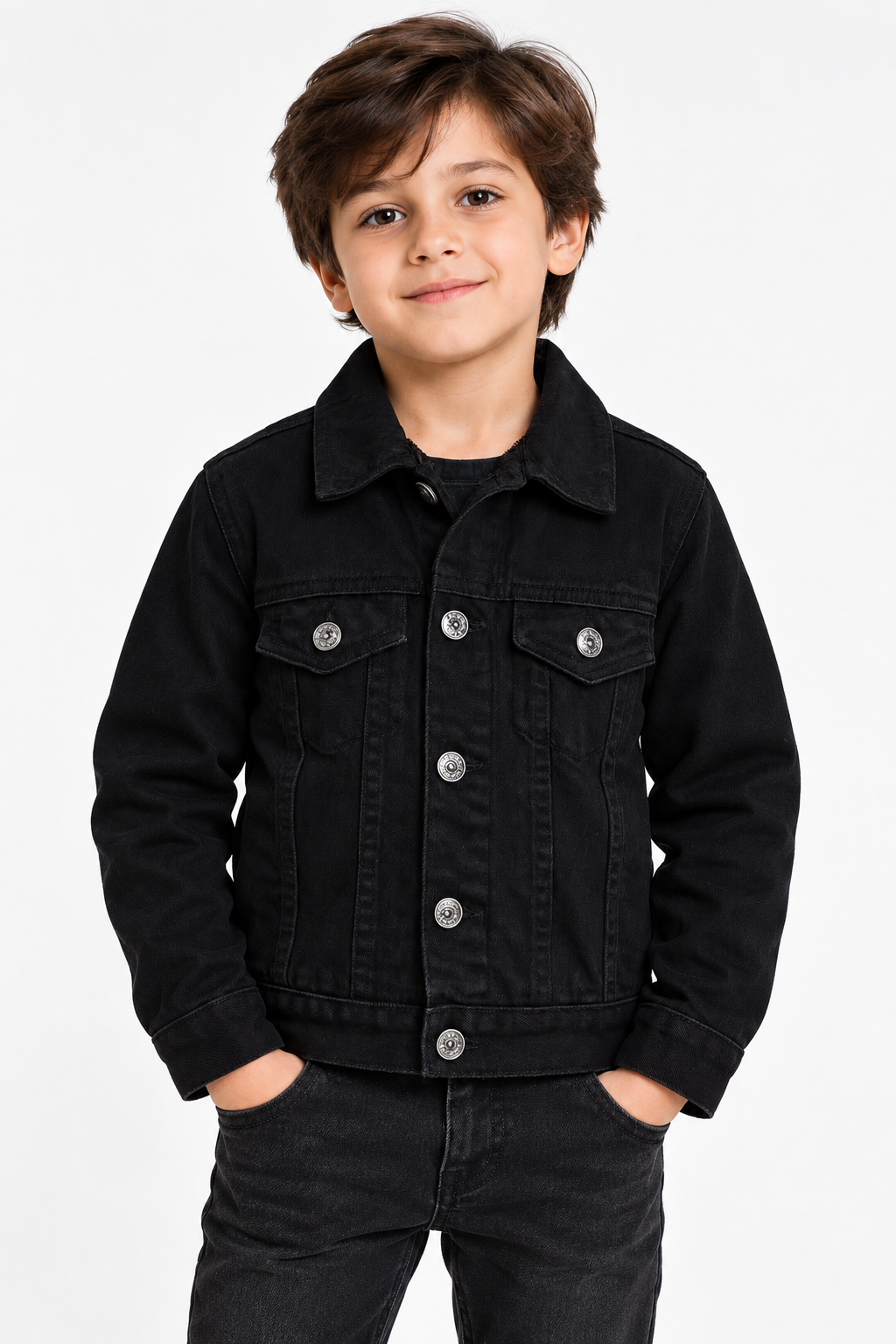 Denim Jacket- Black