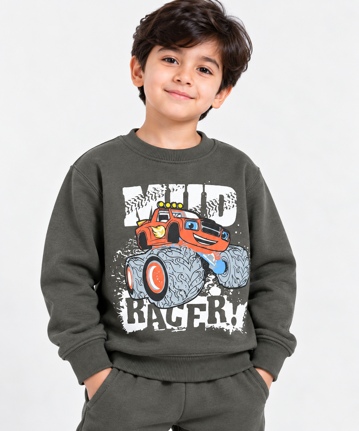 Mud Racer Sweat- DK Grey